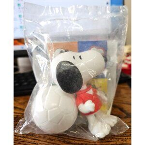 Burger King 2007 Snoopy Soccer Toy Collectible Sealed In Bag By Schulz